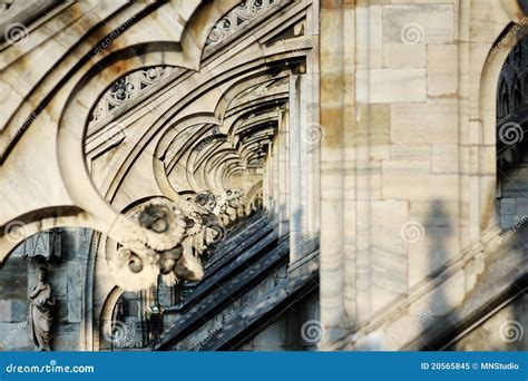 Roof Details of the Duomo, Milano Stock Image - Image of italia ...