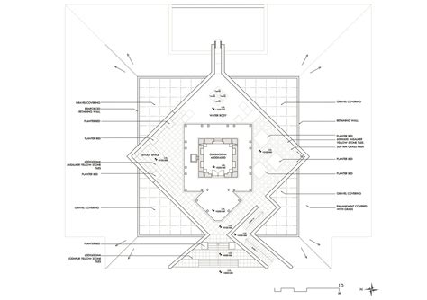 Temple in Stone and Light | SpaceMatters - Arch2O.com | Temple, Site plan design, Temple design