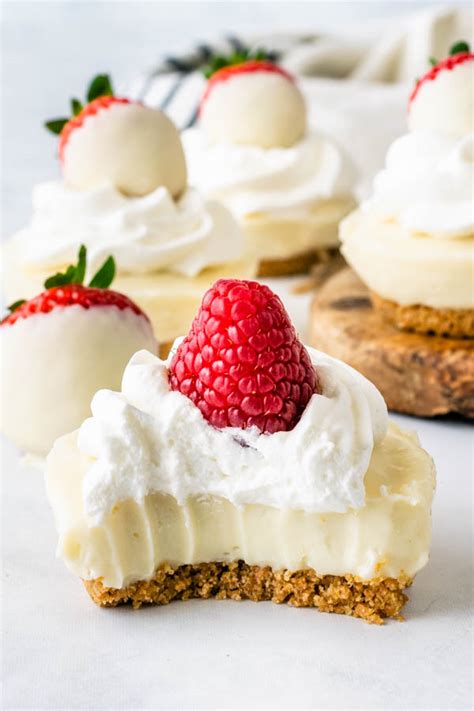 No-Bake White Chocolate Cheesecake - Pies and Tacos