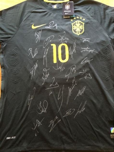 Neymar Jr Team Brazil Signed Jersey Autograph with Neymar COA: FREE ...