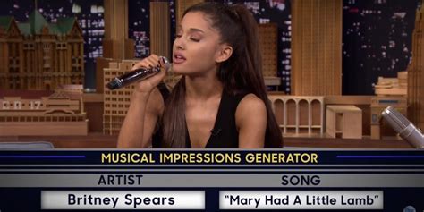 Ariana Grande Does Wheel Of Musical Impressions On Jimmy Fallon - AskMen