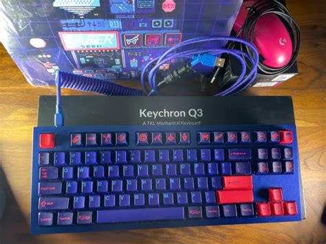 COMBO: KEYCHRON Q3 PRO Keyboard Logitech G PRO X Mouse Cyberdeck Keycap set+MORE $249.00 - PicClick