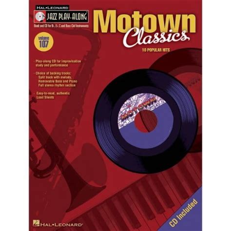 Motown Classics - Jazz Play-Along Volume 107 - nuty na instrumenty C, Bb, Eb (+ płyta CD ...