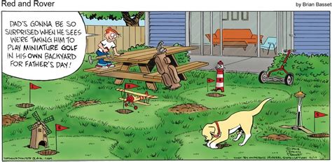 Red and Rover by Brian Basset for June 17, 2018 | GoComics.com | Family circus, Basset, Rover