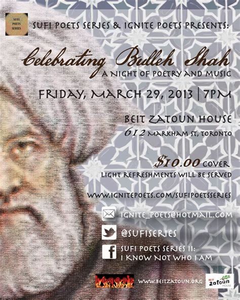 Generally About Books: Celebrating Bulleh Shah – A Night of Poetry and Songs