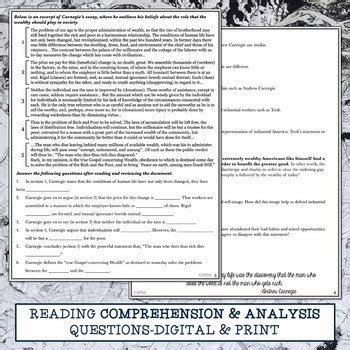 Industrialization Rise of Big Business The Gilded Age Primary Source ...