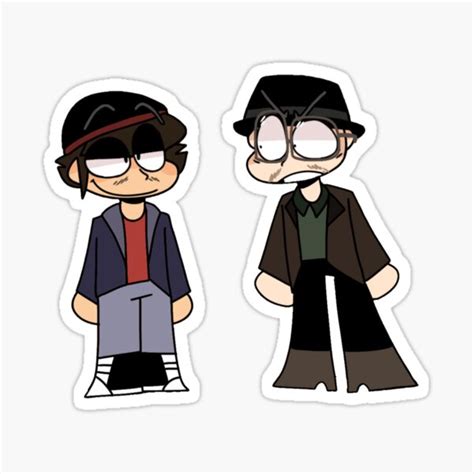 "Jesse Pinkman and Walter White" Sticker for Sale by Splitsoup | Redbubble