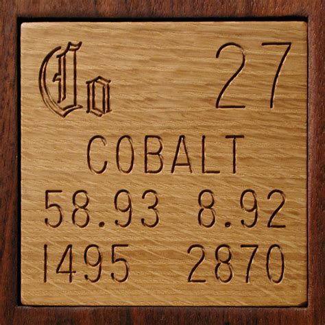 Facts, pictures, stories about the element Cobalt in the Periodic Table