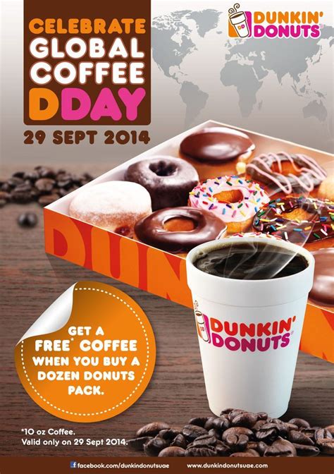 Global Coffee Day Print Advertisement Client: Dunkin Donuts | Food poster design, Dunkin ...