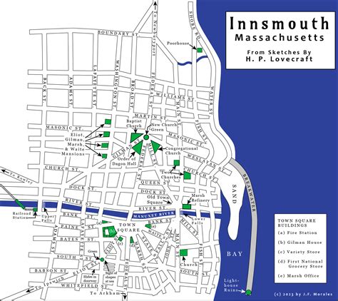 Map of Innsmouth and Environs