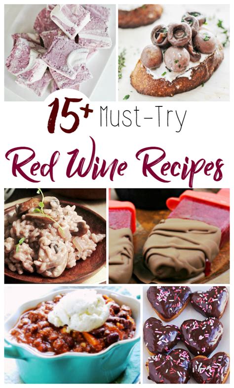 Unique Recipes Using Red Wine ⋆ Sugar, Spice and Glitter