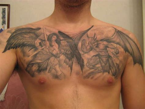 20+ Great Devil and Angel Tattoo Designs | EntertainmentMesh