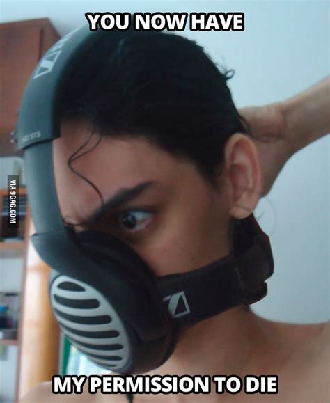 My attempt at Bane's mask - 9GAG