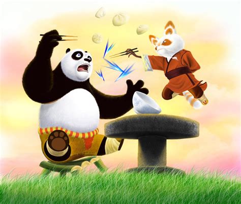 Po and Shifu - Po and Master Shifu Fan Art (25978929) - Fanpop