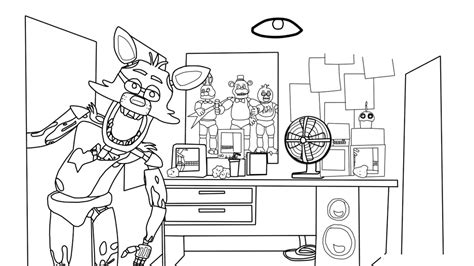 Sister Location Fnaf Coloring Pages All Characters - Janeiro Wallpaper