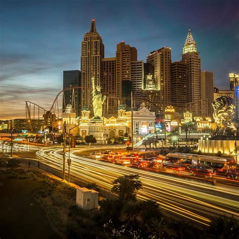 New York City Skyline In Las Vegas Nevada Photograph by Alex Grichenko ...