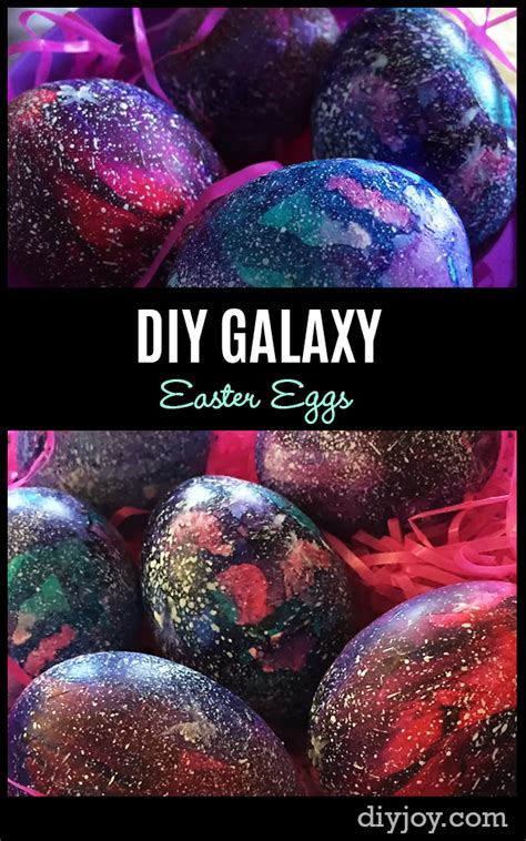 DIY Galaxy Easter Eggs