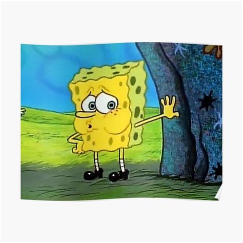 "Tired Spongebob MEME" Poster for Sale by Keles | Redbubble