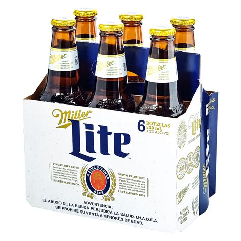 Comprar 6 Pack Cerveza Miller Lite Botella - 2130Ml | Walmart Honduras