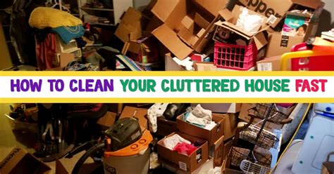 How To Declutter And Clean Your Cluttered Home FAST (a simple plan that ...