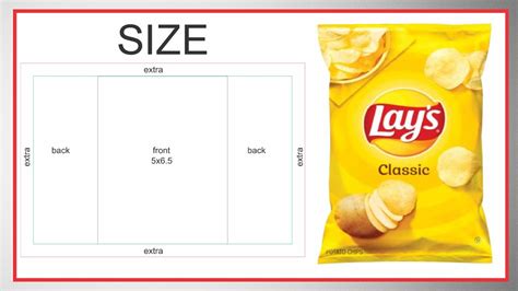 How to Create - Chips Packaging Size or Layout | Product Packaging Design Tutorial | Urdu/Hindi ...