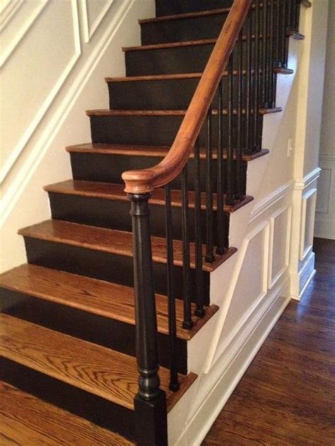 35 Painted Staircase Ideas which Make Your Stairs Look New - Matchness ...