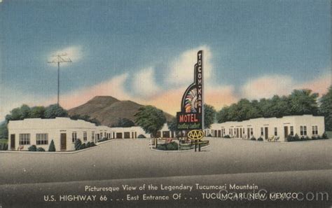 Picturesque View of the Legendary Tucumcari Mountain New Mexico Postcard