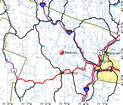 Pomfret, Vermont (VT 05053) profile: population, maps, real estate, averages, homes, statistics ...