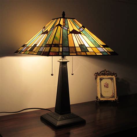 Living Room Table Lamp Shades - FUMAT Stained Glass Table Lamp High Quality European Style ...