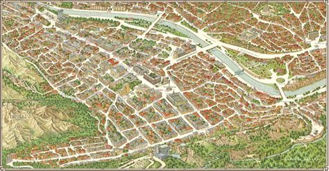 A map of Old Tbilisi in 2011, Georgia : r/papertowns