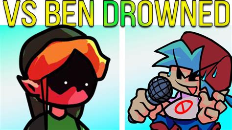 Friday Night Funkin' VS Ben Drowned Week + Cutscenes (FNF Mod/Hard) (Creepypasta Horror EXE ...