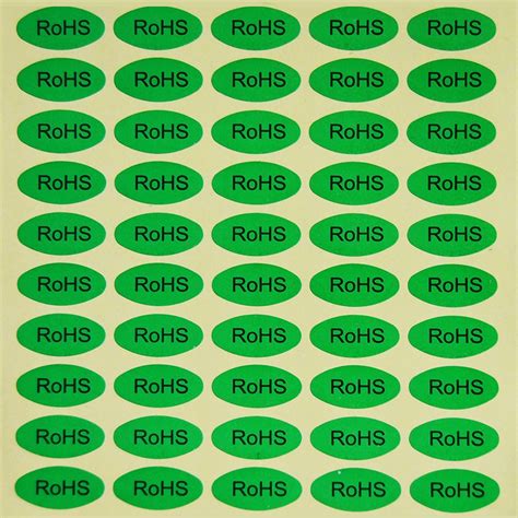 1000 PCS Oval Shape Self-adhesive RoHS Sticker RoHS Label, Size: 10x20mm – Alexnld.com