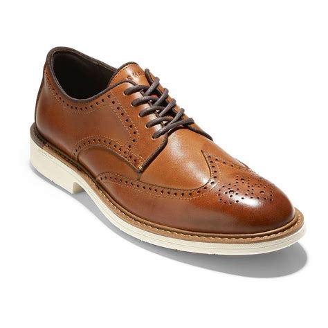 Cole Haan Go-To Men's Leather Wingtip Oxford Shoes | Oxford shoes, Wingtip oxford shoes, Wingtip ...