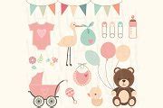 Baby Shower Clip Art | Illustrations ~ Creative Market