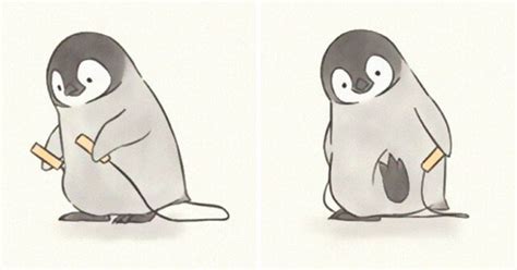 30 Comics Featuring An Adorable Little Penguin By Self-Taught Artist ...