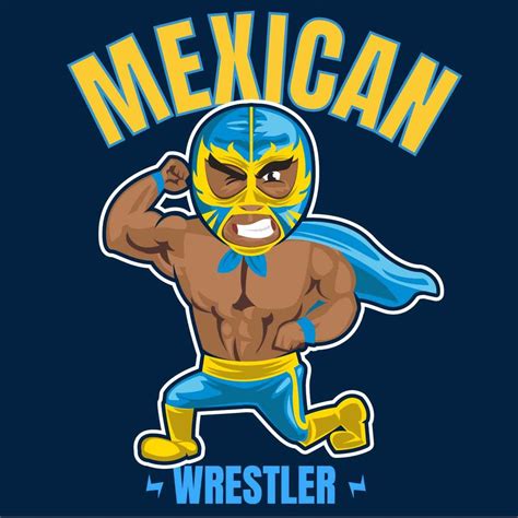 luchador mexicano 5 181006 Vector en Vecteezy