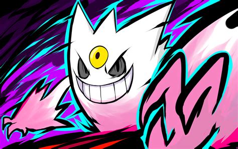 Shiny Mega Gengar | Nightmare by ishmam on DeviantArt