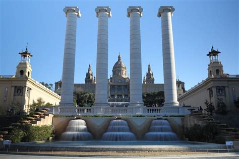 Catalonian Columns | These four columns represent the indepe… | Flickr