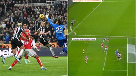 New VAR audio reveals why Newcastle goal vs Arsenal was not ruled out ...