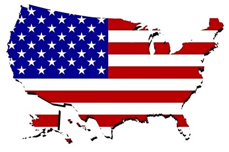 Karte Vereinigte Staaten Flagge · Kostenloses Bild auf Pixabay