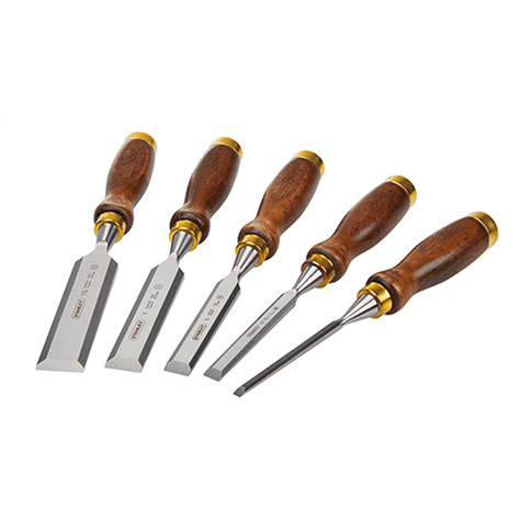 Stanley® 5pc Bevel Chisels w/Pouch