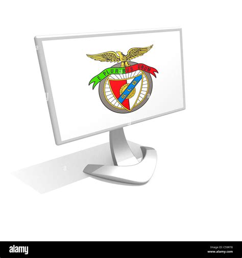 SL Benfica logo flag symbol emblem icon Stock Photo - Alamy