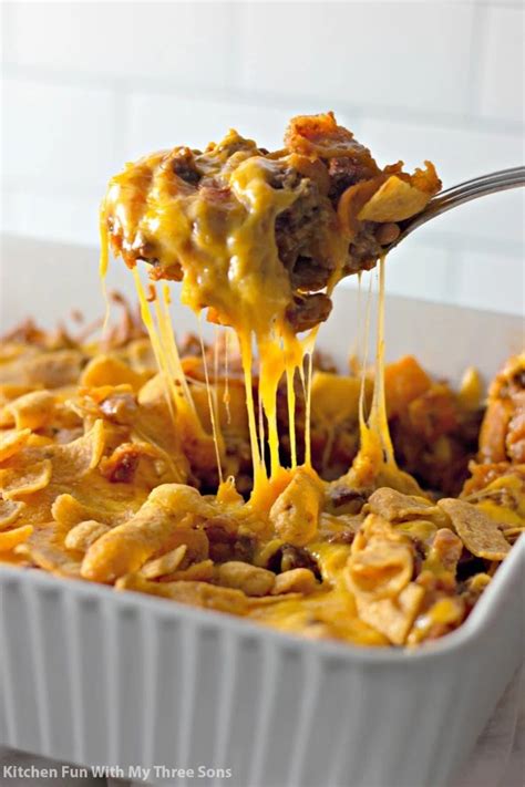 Easy Frito Pie Recipe - Kitchen Fun With My 3 Sons