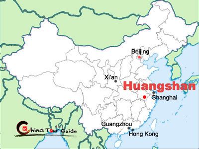 Huangshan Maps, Huangshan Mountain Tourist Maps - ChinaTourGuide