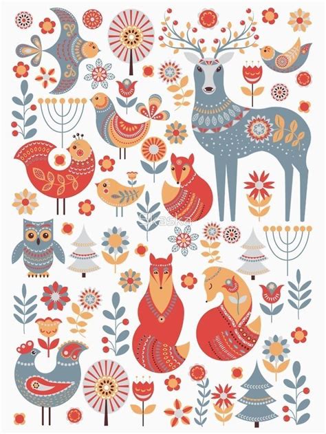 Pin by Julie Bennett on Crafty Fox in 2020 | Scandinavian folk art ...