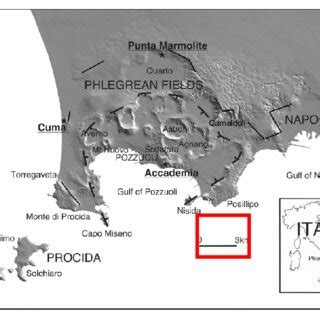 Structural map of Phlegraean Fields caldera (modified from Fedele et ...