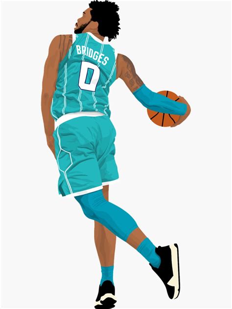 "Miles Bridges Dunk Sticker" Sticker by stewaales6 | Redbubble