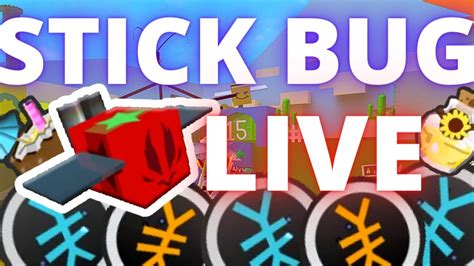 STICK BUG RUNS LIVE | Roblox Bee Swarm Simulator - YouTube