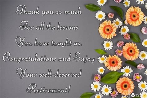 Retirement Wishes for Teachers, Messages, Quotes, and Pictures - Webprecis