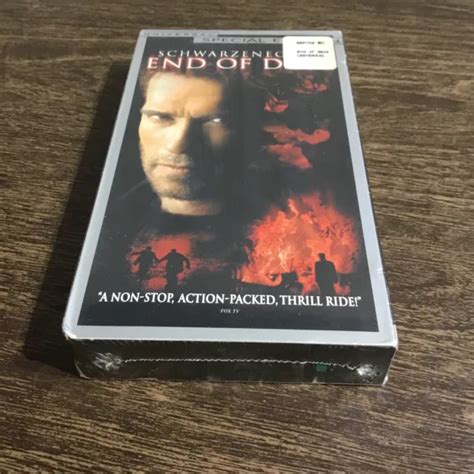 NEW END OF Days VHS Universal Watermark Schwarzenegger Byrne Pollack 2000 SEALED $3.99 - PicClick